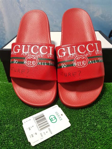 chanclas gucci blancas|chanclas gucci mujer.